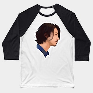 Japanese Wavy Hairstyle Baseball T-Shirt